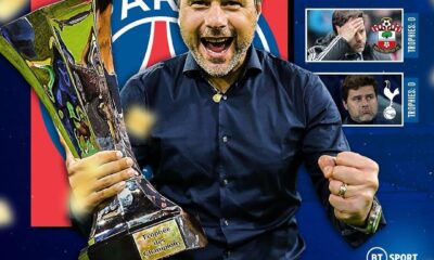 Pochettino Happy to Break 'Trophless' Curse After Winning First-ever Trophy at PSG as a Coach