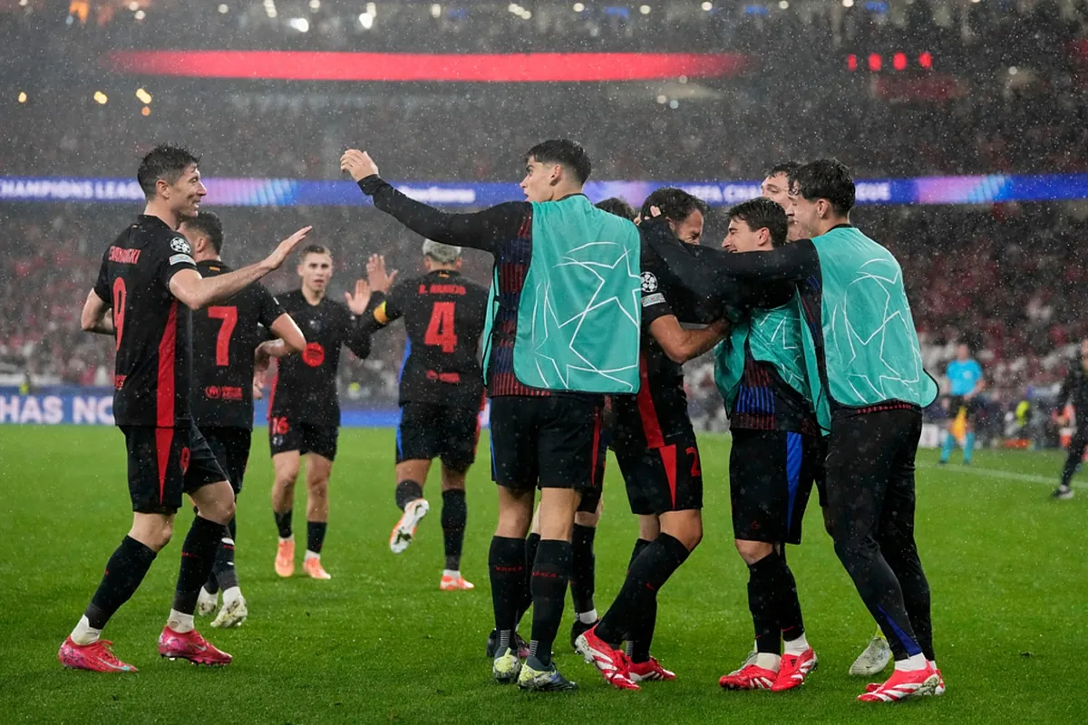 Barcelona Advances to Champions League Round of 16 with Thrilling 5-4 Victory Over Benfica