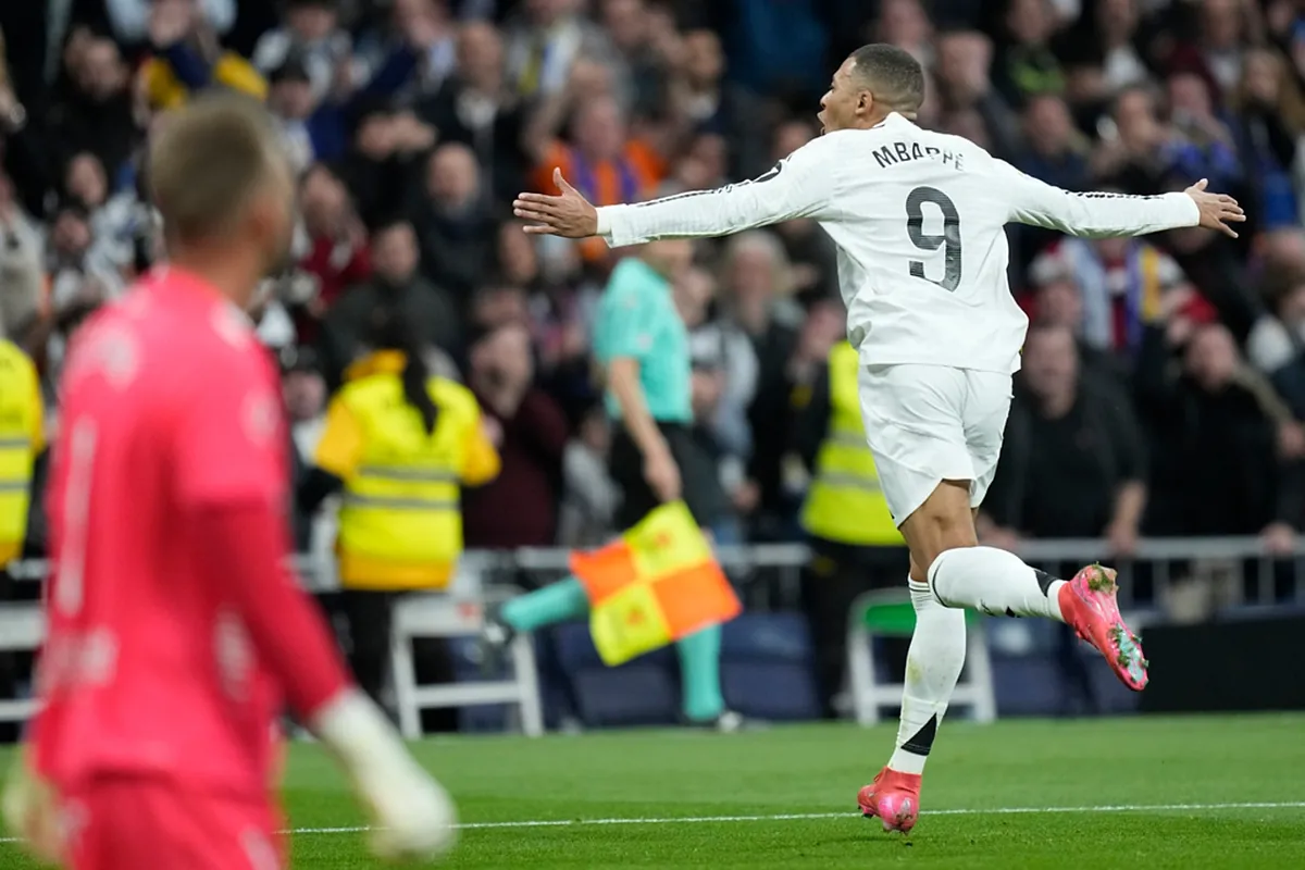 Mbappé Shines with Double as Real Madrid Dominates Las Palmas 4-1
