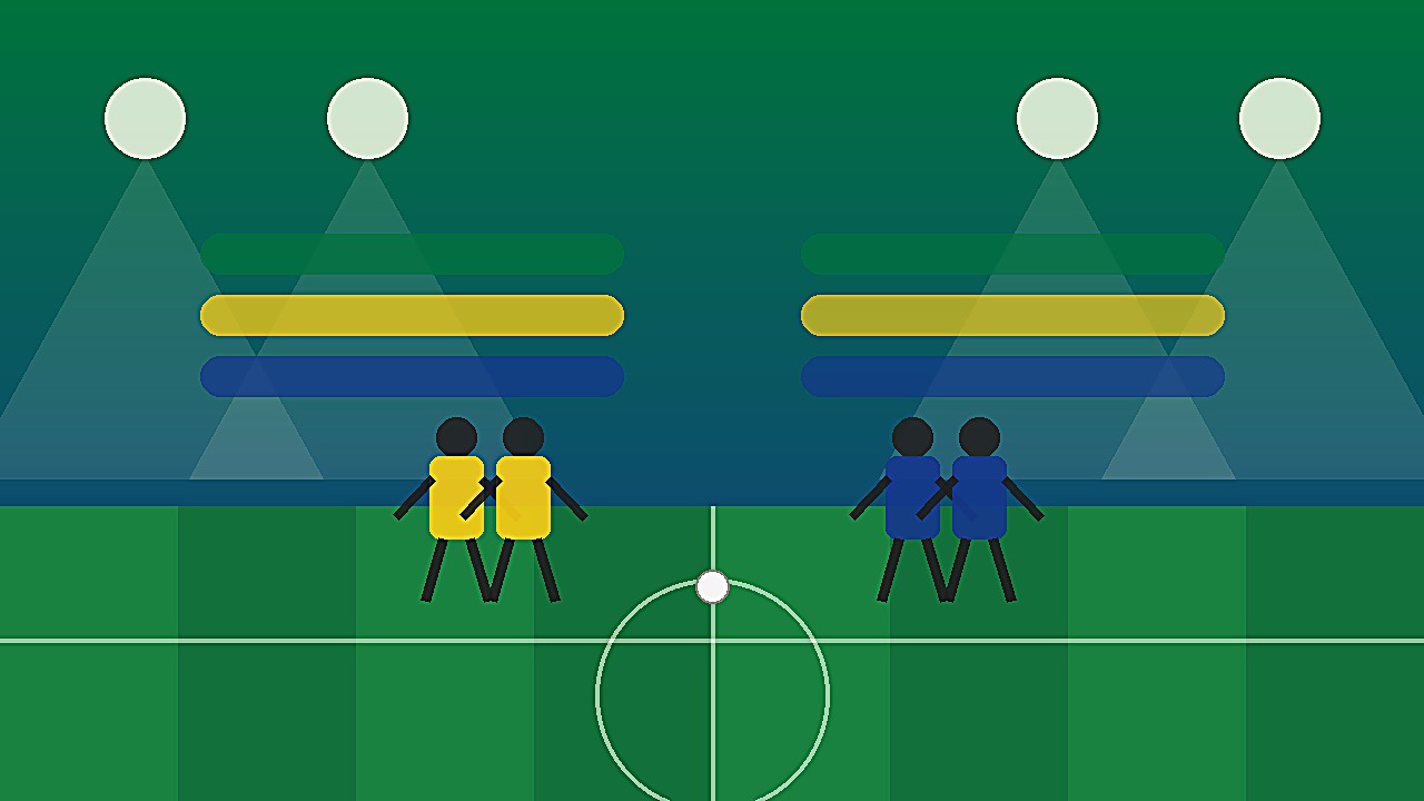Original Sportsfila editorial illustration for Brazil vs Haiti World Cup preview, generated locally with no third-party photo rights used.