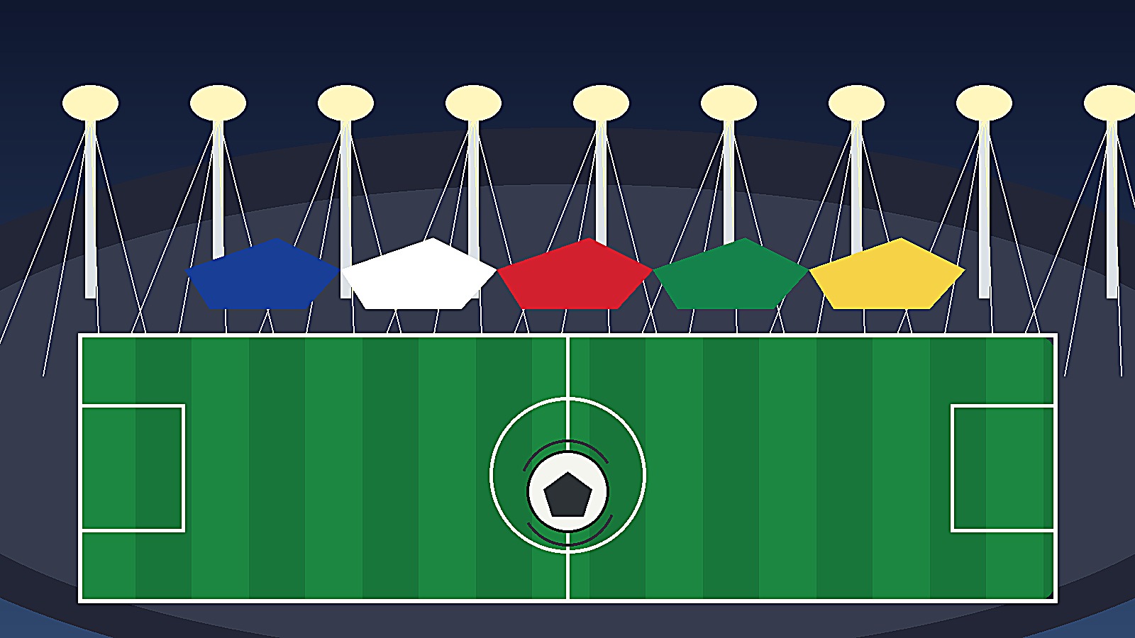 Original Sportsfila editorial illustration for France vs Senegal World Cup preview: kick-off time, how to watch and team news