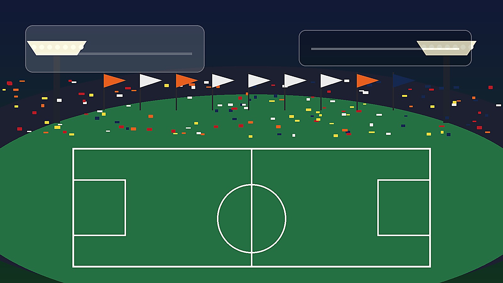Original Sportsfila editorial illustration for Germany vs Curaçao World Cup recap; no third-party photo rights used.