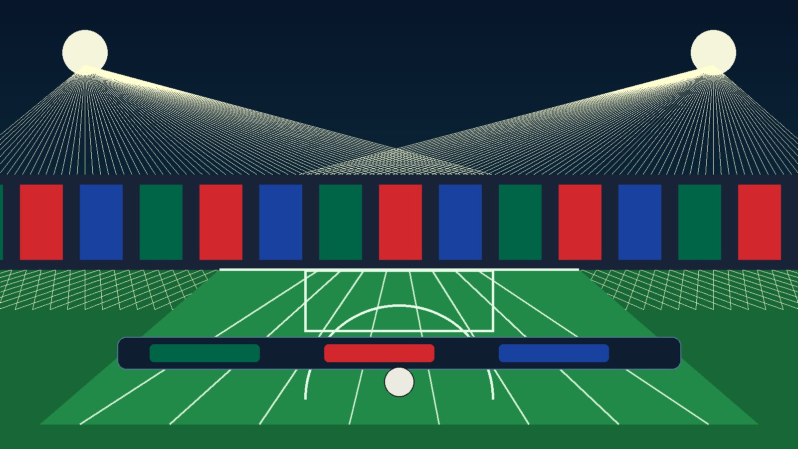 Original Sportsfila editorial illustration for Mexico vs South Korea World Cup preview