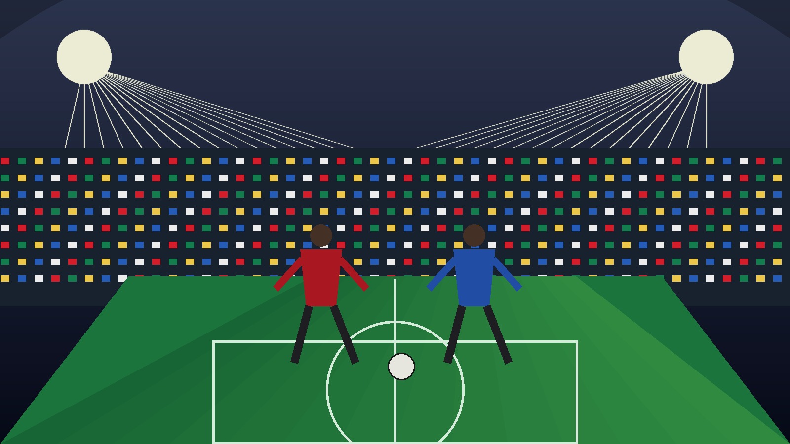 Original Sportsfila editorial illustration for Portugal vs DR Congo World Cup recap