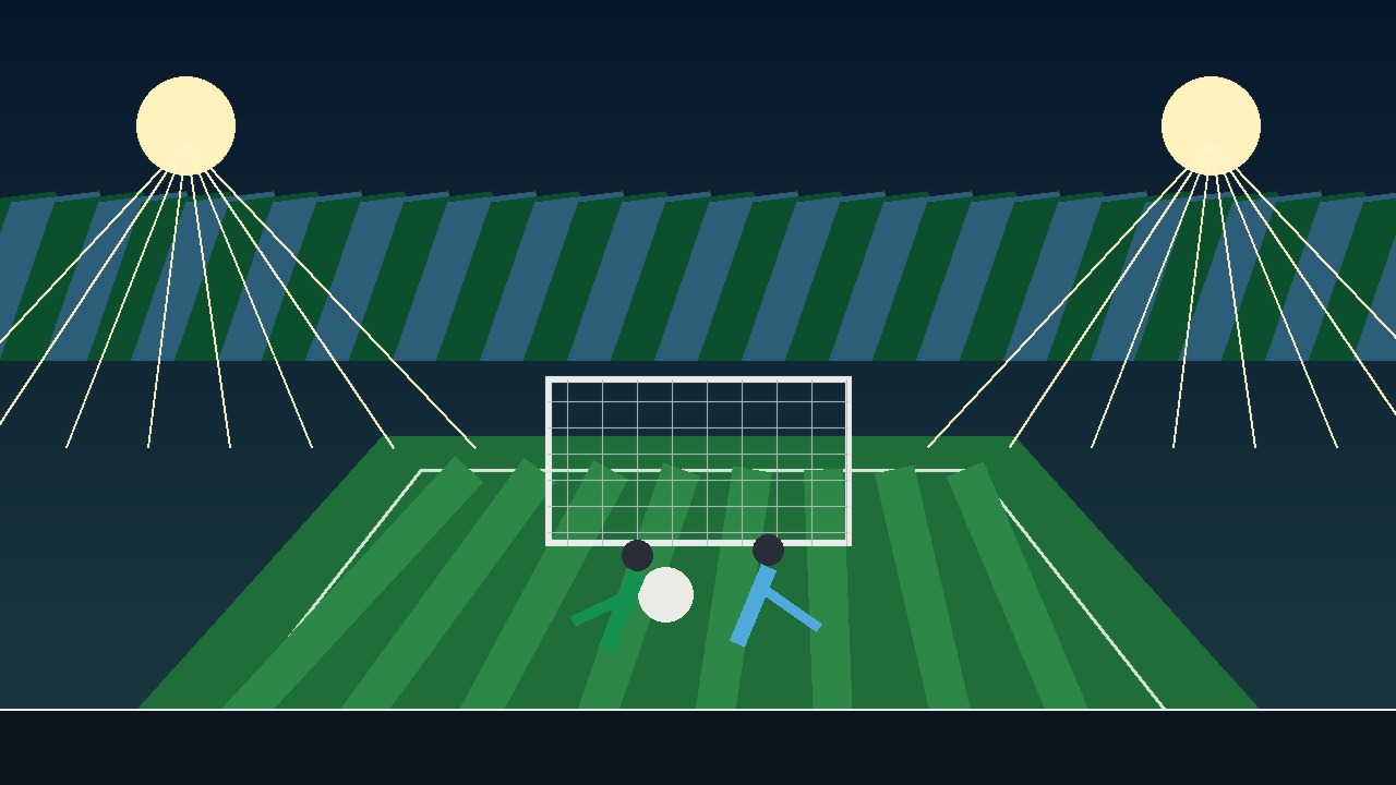 Original Sportsfila editorial illustration for Saudi Arabia vs Uruguay World Cup draw