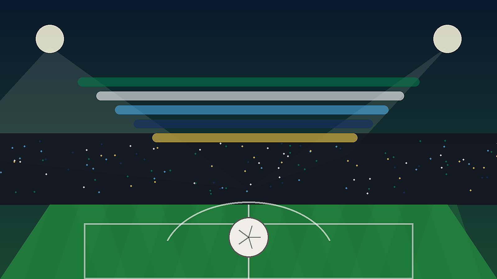 Original Sportsfila editorial illustration for Saudi Arabia vs Uruguay World Cup preview in Miami