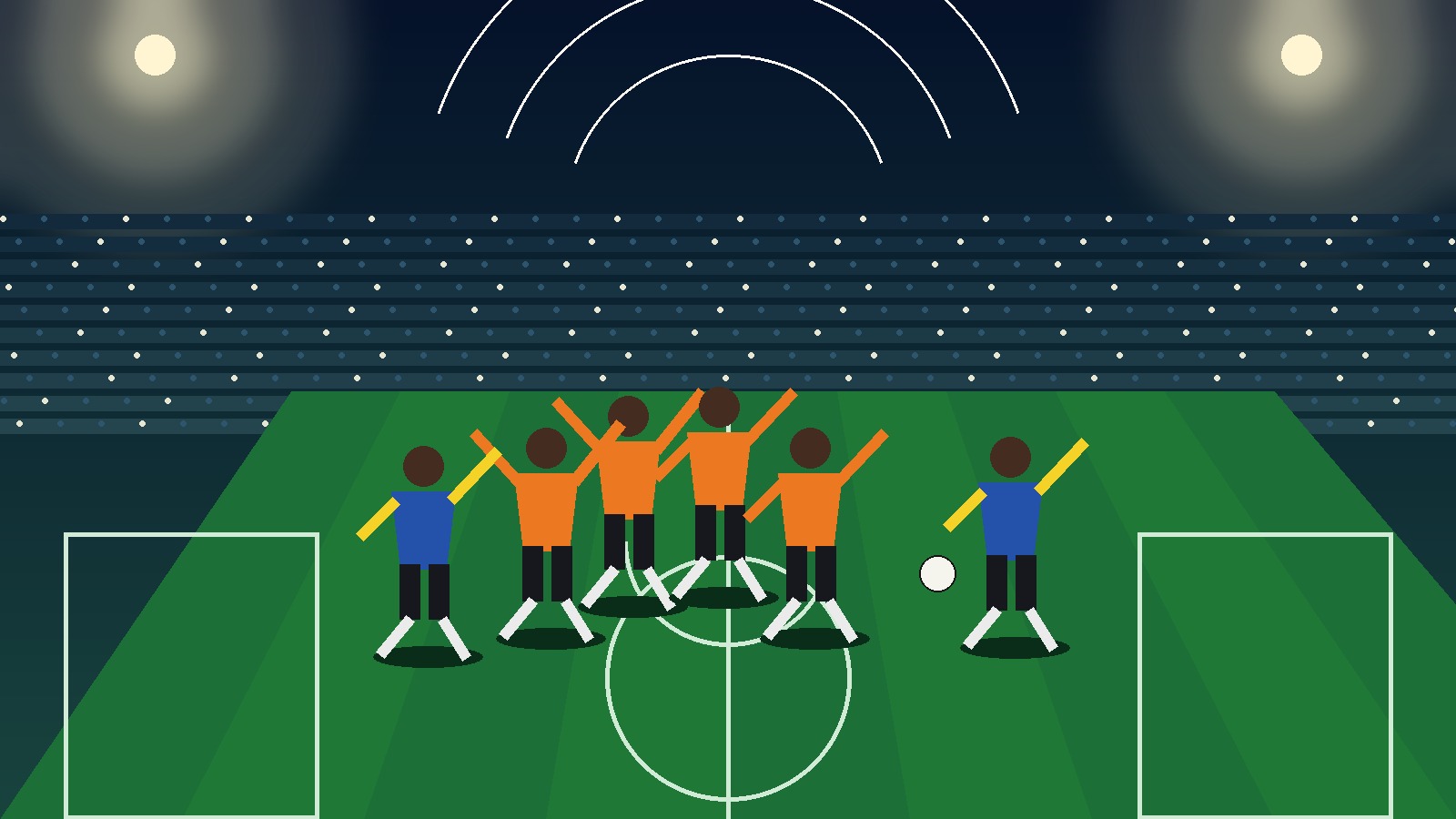Original Sportsfila editorial illustration for Ivory Coast vs Ecuador World Cup recap