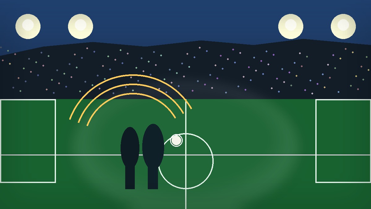 Original editorial illustration for a Sportsfila World Cup article about USMNT reaction after Group D advancement